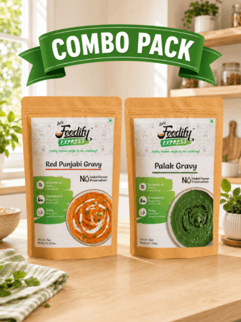 Punjabi + Palak Gravy